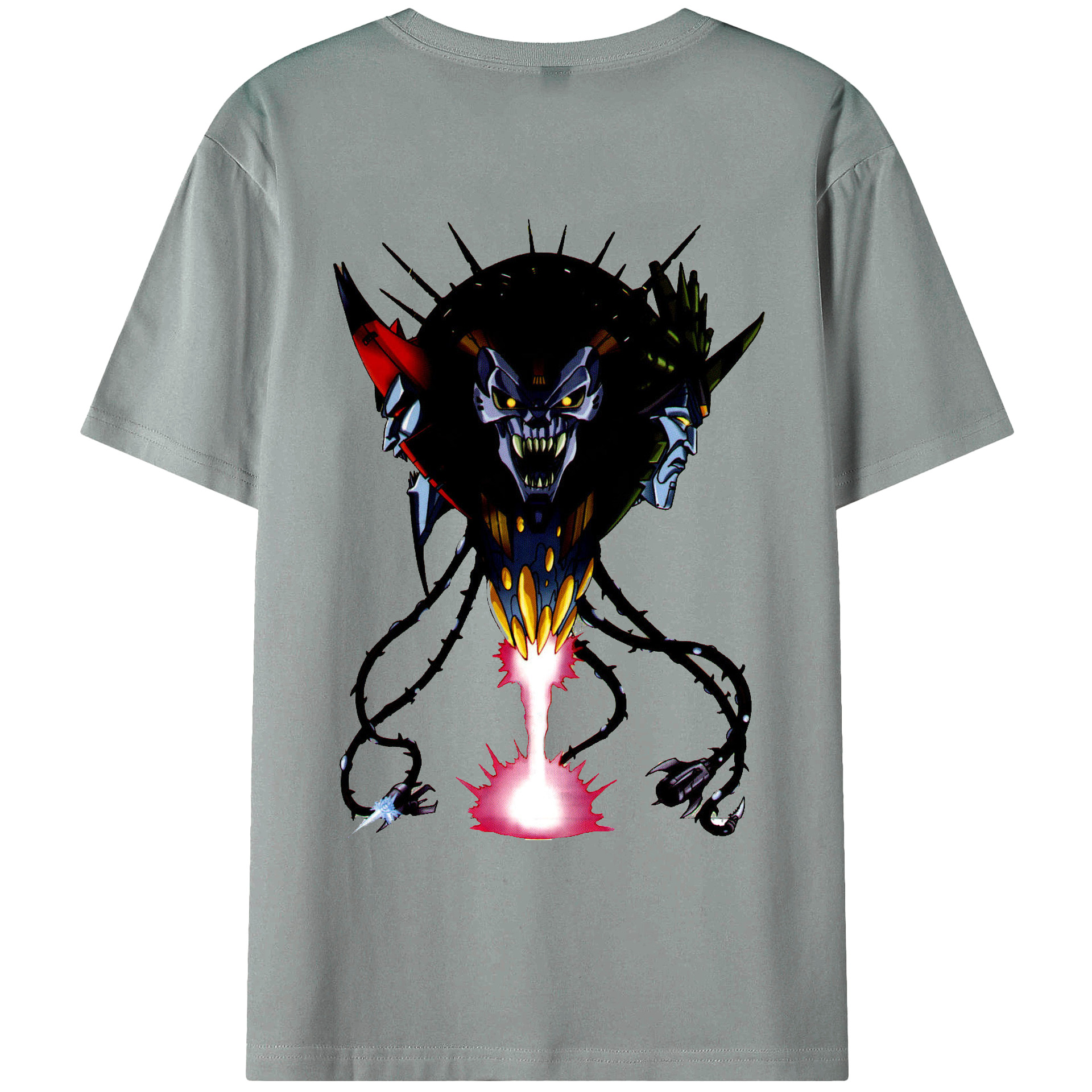 （画像用）  綿100％ メンズ半袖Tシャツ（バックプリント） 通気性